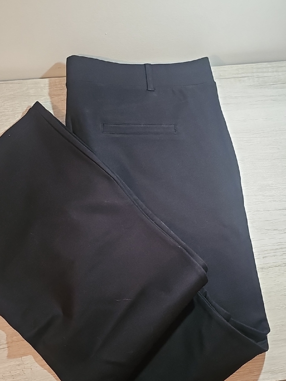 Betabrand Black Women's Trousers - Tailored Ponte Pants